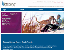Tablet Screenshot of interluderestorativesuites.org